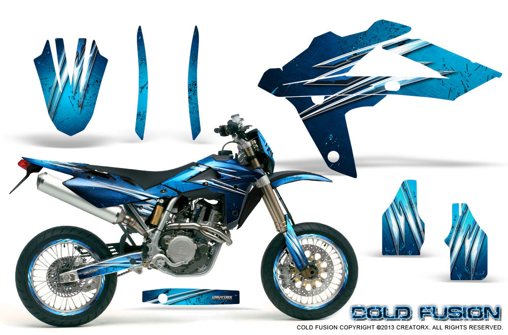 Husqvarna SMR 05-07 Graphics Kit Cold Fusion BlueIce NP Rims